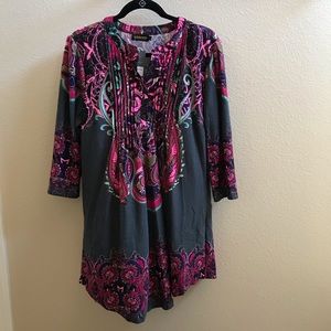 Reborn Printed Tunic Dress